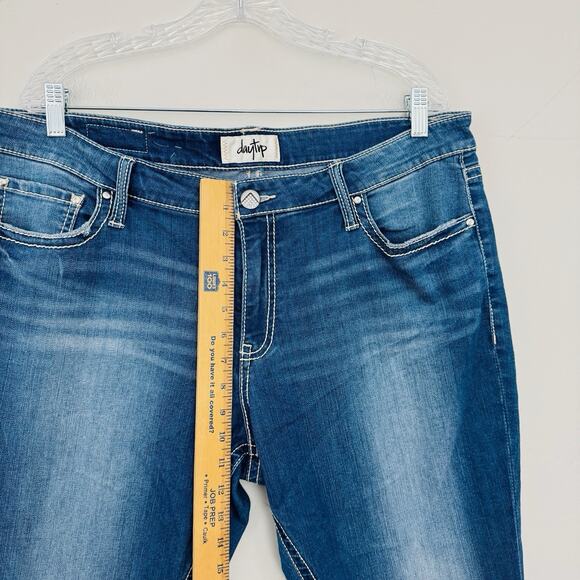 Daytrip Capri High Rise Blue Jeans Women’s Size 38 - Picture 3 of 9
